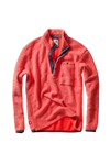Relwen Terry Snap-Zip Mock in Peprika