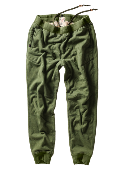 Relwen Superfleece Trackpant in Bright Loden Heather