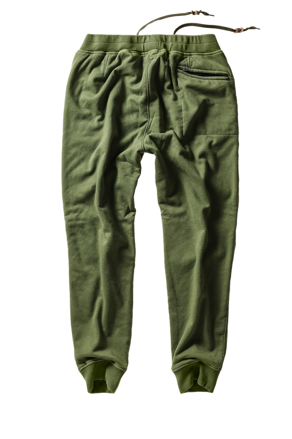 Relwen Superfleece Trackpant in Bright Loden Heather