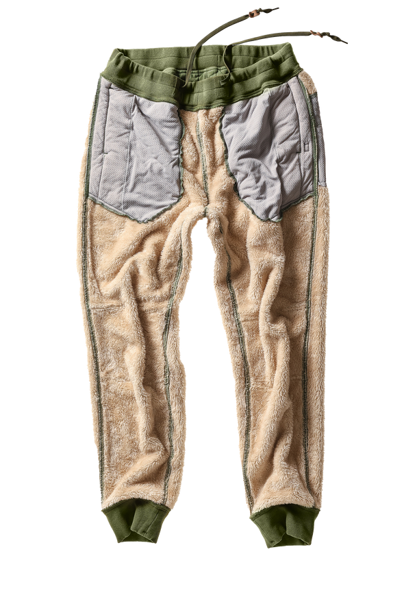 Relwen Superfleece Trackpant in Bright Loden Heather