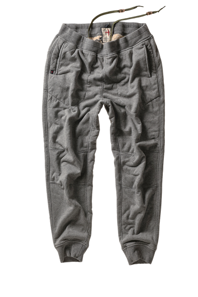 Relwen Superfleece Trackpant in Dark Grey Heather