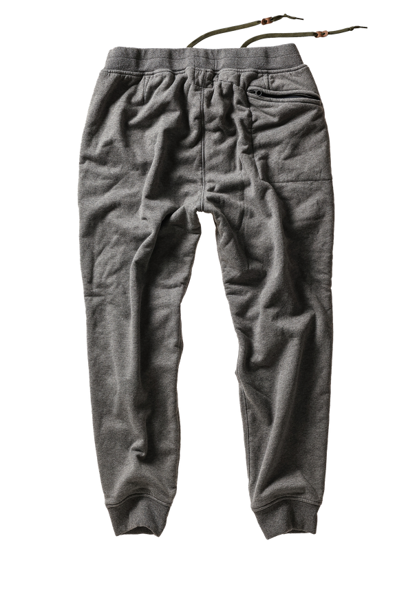Relwen Superfleece Trackpant in Dark Grey Heather