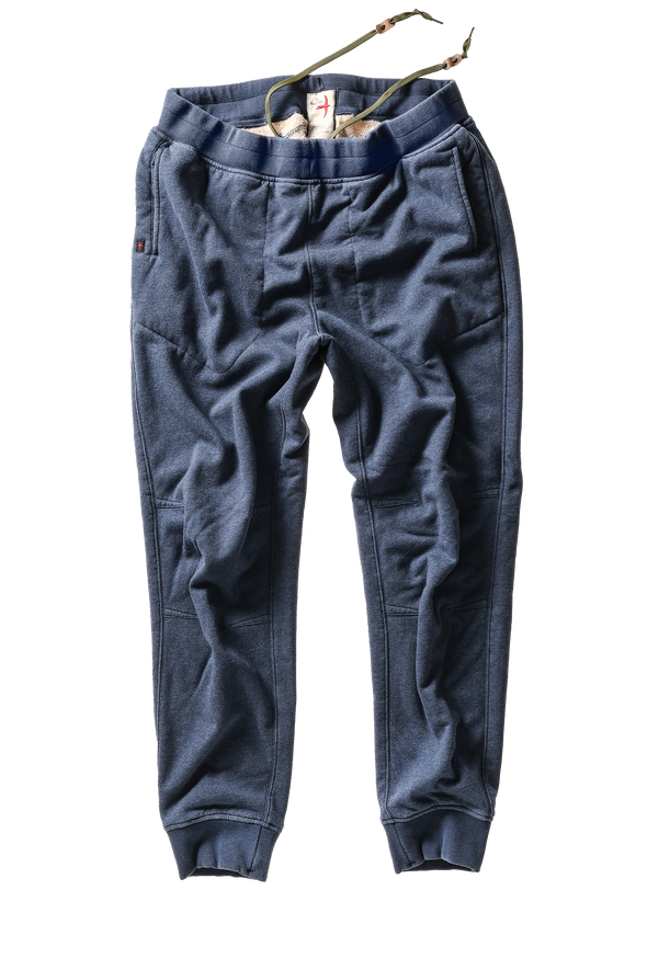 Relwen Superfleece Trackpant in Navy Heather