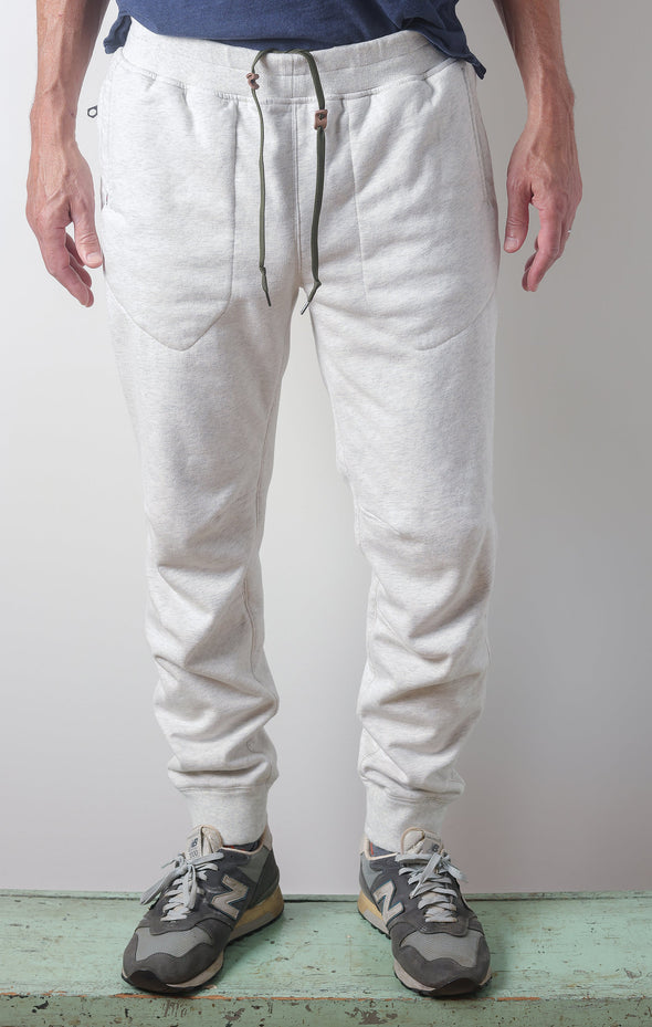 Relwen Superfleece Trackpant in Chalk Heather