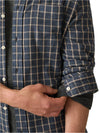 Faherty Coastline Knit Shirt in Twilight Check