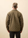 Faherty Doug Good Feather Reversible Bondi Jacket in Prairie Olive