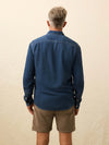 Faherty Tried & True Chambray Workshirt in Night Lagoon Wash