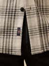 Faherty Legend Sweater Shirt in Charcoal Cream Plaid