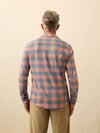 Faherty Legend Sweater Shirt in Clay River Buffalo