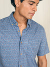 Faherty Breeze SS Shirt in  Paradise Palm