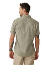 Faherty SS Breeze Shirt in Sundried Sage Emblem