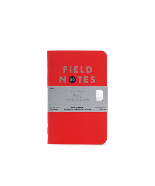 Field Notes Fifty Edition 3-Pack