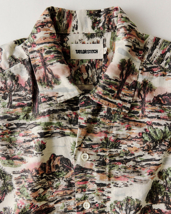 Taylor Stitch Davis SS Shirt in Desert Sunset