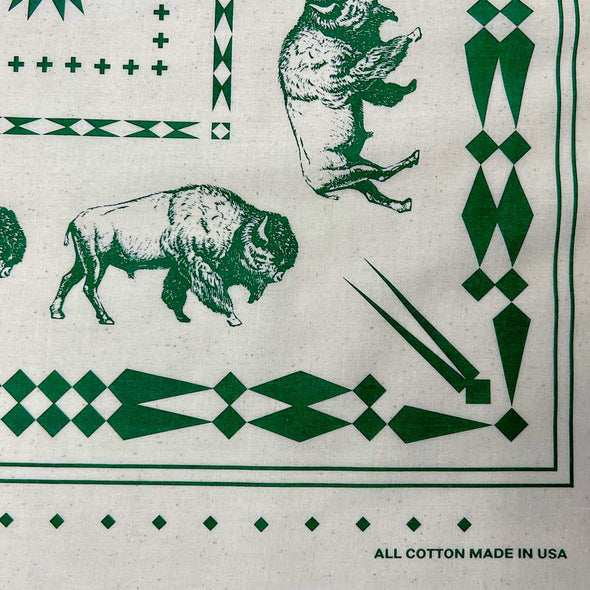 Mister Bandana Great Plains Buffalo in Rattan
