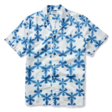 Taylor Stitch Davis SS Shirt in White Fractal