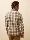 Faherty Soft Twill LS Movement Shirt  in Olive Sands Plaid