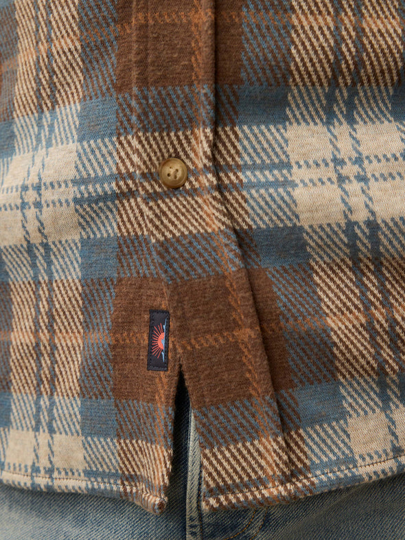 Faherty LS Legend Sweater Shirt in Bear River Plaid