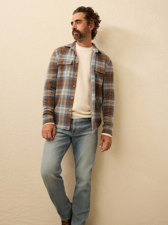 Faherty LS Legend Sweater Shirt in Bear River Plaid