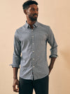 Faherty Movement Shirt in Navy White Check