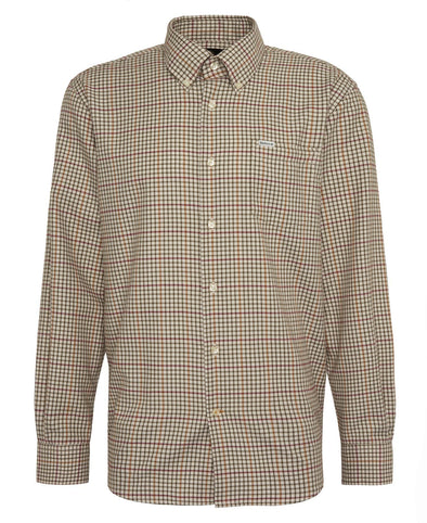 Barbour Henderson Thermo Weave Long-Sleeved Shirt in Ecru