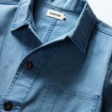 Taylor Stitch Ojai Jacket in French Blue Herringbone