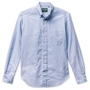 Gitman Vintage Blue Stripe Oxford LS Shirt