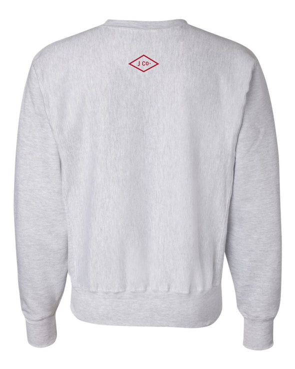 Journeyman Co. College Sweatshirt in Heather Grey