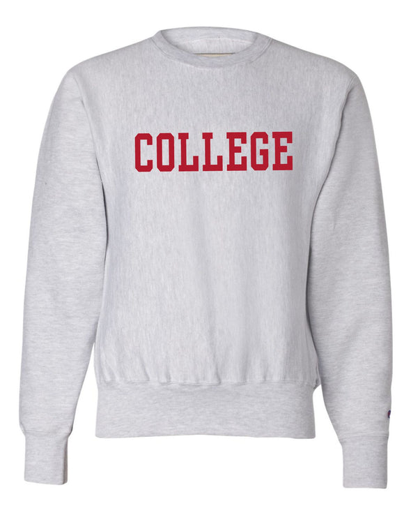 Journeyman Co. College Sweatshirt in Heather Grey