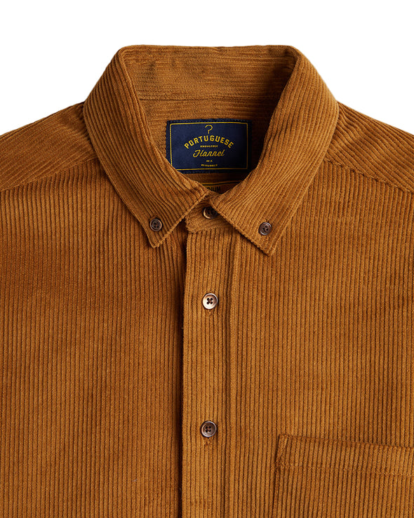 Portuguese Flannel Lobo Corduroy LS Shirt in Prairie