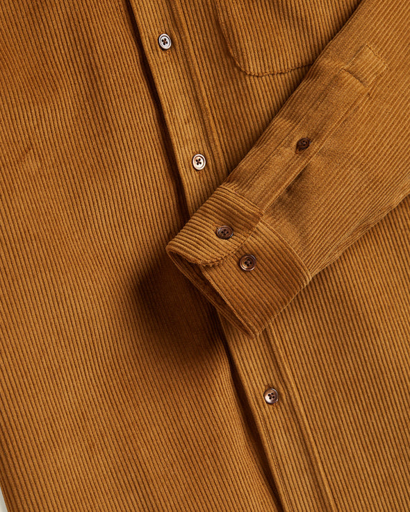 Portuguese Flannel Lobo Corduroy LS Shirt in Prairie