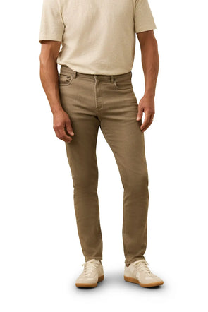 Faherty Stretch Terry 5 Pocket Pant in Dark Rye