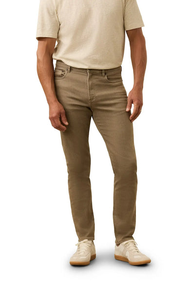 Faherty Stretch Terry 5 Pocket Pant in Dark Rye