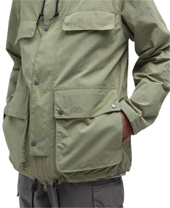 Barbour Re-Engineered Durham Jacket in Bleached Olive