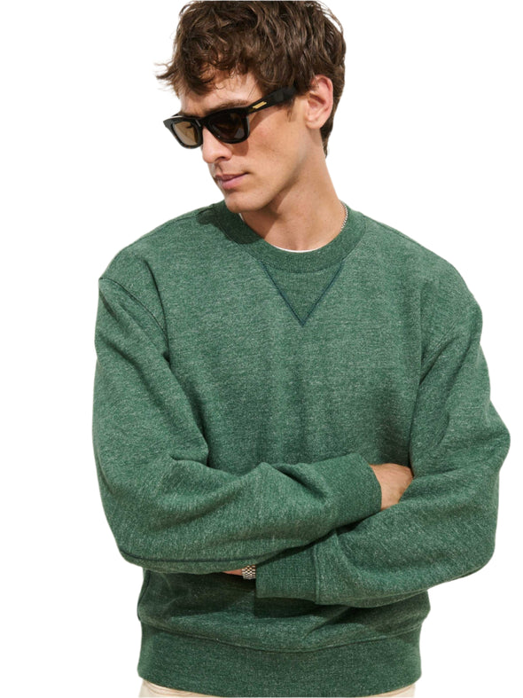 Alex Mill Marlon Sweatshirt in Heather Pine
