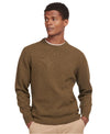 Barbour Essential Crew Sweater in Willow Green