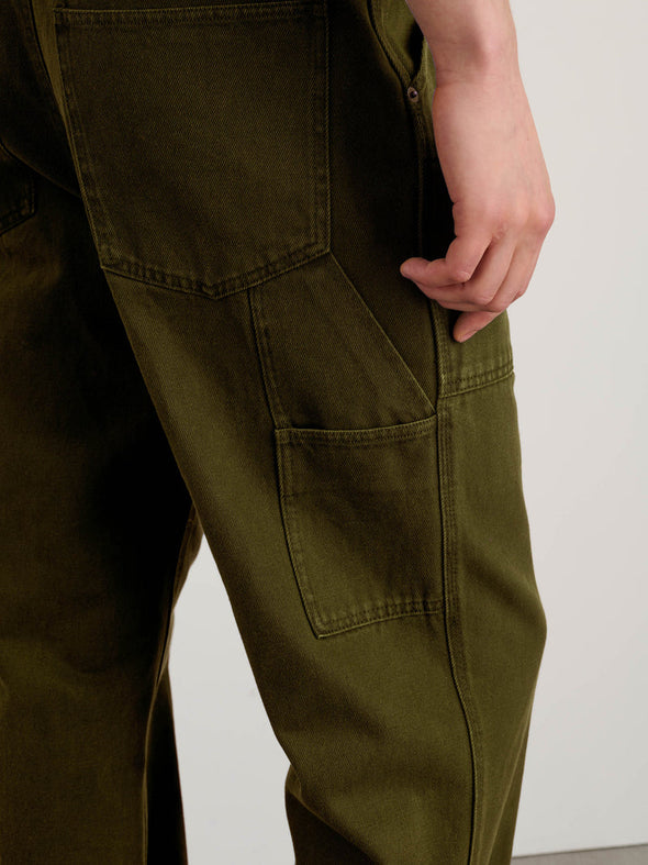 Alex Mill Painter Pant in Military Olive