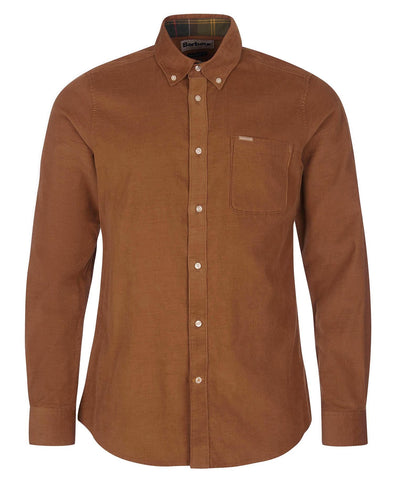 Barbour Ramsey Cord Shirt in Brown