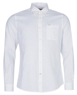 Barbour Nelson LS Shirt in White