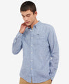 Barbour Linton Linen LS Shirt in Navy