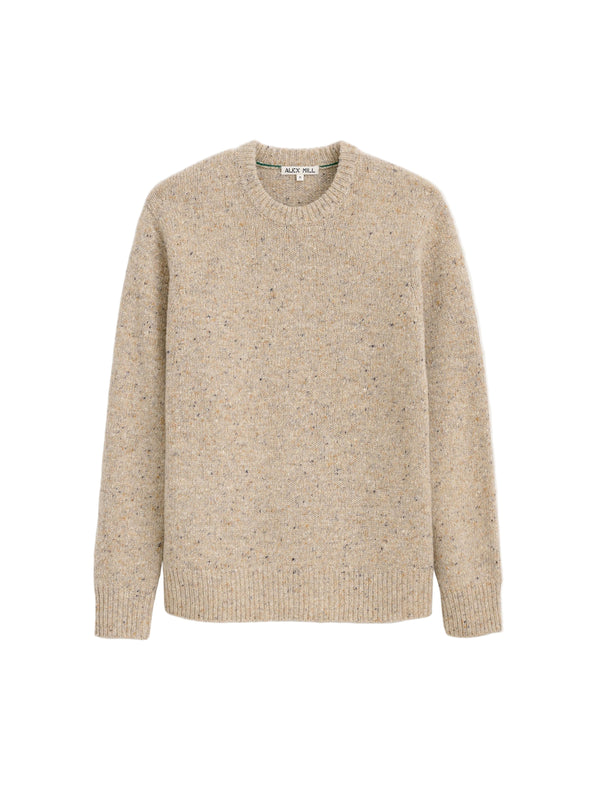 Alex Mill Donegal Crewneck Sweater in Oatmeal