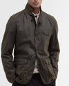 Barbour Beacon Sports Waxed Jacket in Olive