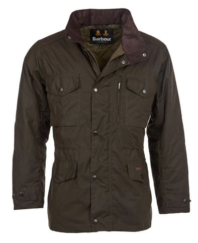 Barbour Sapper Wax Jacket in Olive