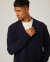 Peregrine Makers Cardigan Sweater in Navy