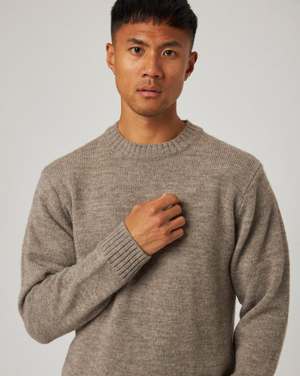 Peregrine Makers Crew Sweater in Oak