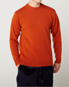 Peregrine Makers Crew Sweater in Orange