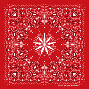 Mister Bandana North Star in Red