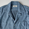 Taylor Stitch SS Hawthorne Shirt in Washed Indigo Crepe