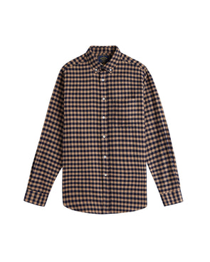 Portuguese Flannel Roca LS Flannel Shirt in Brown