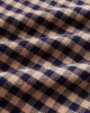 Portuguese Flannel Roca LS Flannel Shirt in Brown