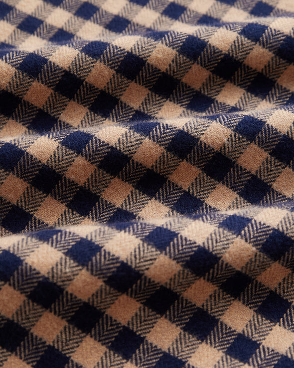Portuguese Flannel Roca LS Flannel Shirt in Brown